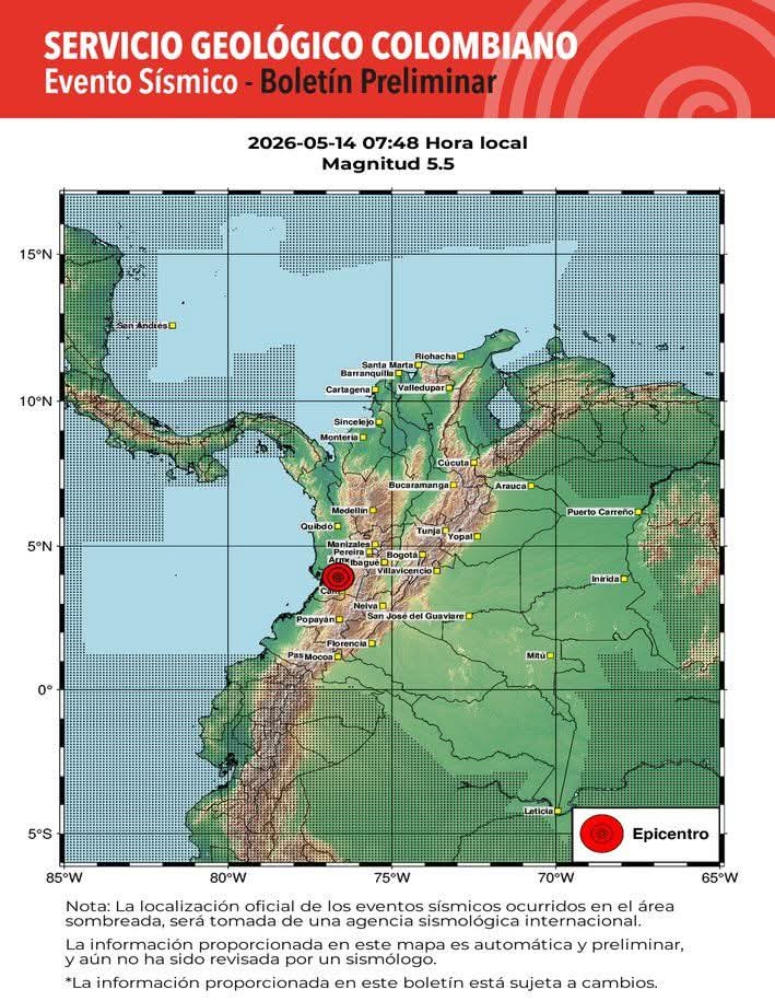 RedDeApoyo_'s tweet photo. Alerta, fuerte temblor en Colombia https://t.co/LC1kFjUd1m
