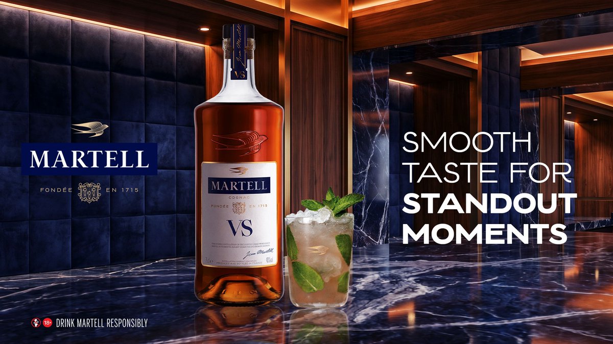 martellnigeria's tweet photo. Smooth in character. Bold in presence.
Order a bottle for your next occasion.
BeTheStandOutSwift  MartellNG