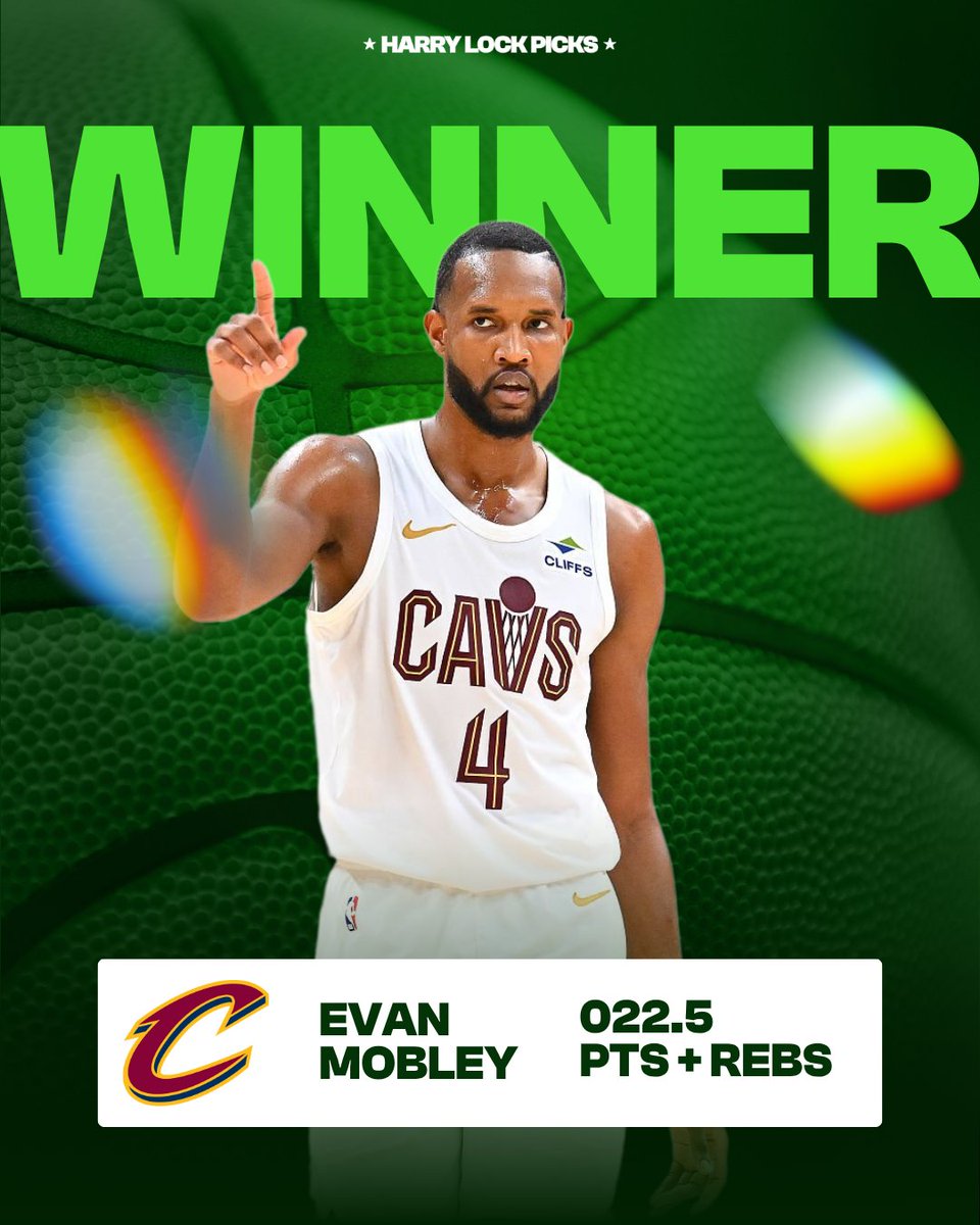 HarryLockPicks's tweet photo. 💥 BOOOOMMMMMMMM 💥

✅ Mobley cashes the Pick of the Day for us! 

Smash ❤️ if you tailed.

That one feels good!