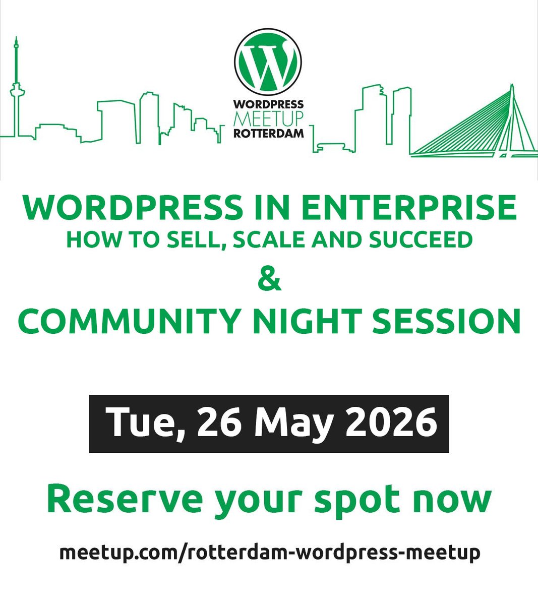WPMeetup Rotterdam tweet media
