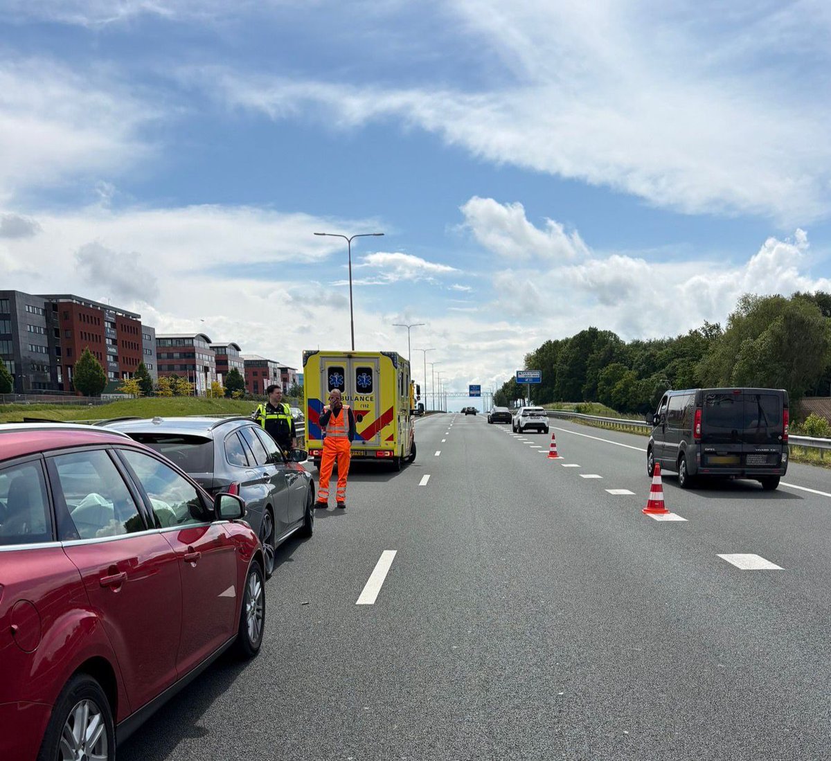 Ongeval op A2 richting Maastricht leidt tot vertraging