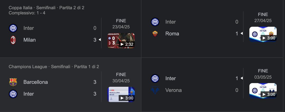ICazzotti's tweet photo. Bello il "Grido allo Scandalo" a lingue unificate di leccaculandia press per gli orari delle partite.
Quando il cinepanettonaro negò all'inter la possibilità di modificare il calendario che, per la morte del Papa,costrinse a giocare alle 15 l'inter roma dell'audiovar tagliato di 51 secondi,prima della semifinale champions col barcellona, non fiatò nessuno.
Era la prima volta nella storia che un'italiana era costretta a "riposare" 2 giorni prima di una partita che avrebbe deciso la finale champions.
Chi ha deciso poi è stato in prima fila a perculare l'inter per la finale di monaco.