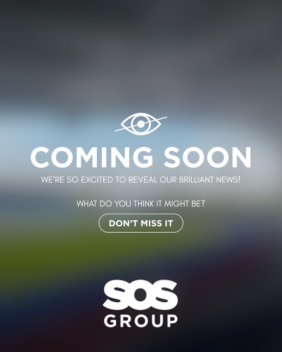SOSGroupLtd's tweet photo. Something exciting is coming to SOS Group…

Stay tuned 👀

#SOSGroup #ComingSoon #BigNews #StayTuned #BusinessUpdate #OfficeTechnology #ManagedPrint #UKBusiness #ExcitingNews #WatchThisSpace https://t.co/hU55aAKhwc