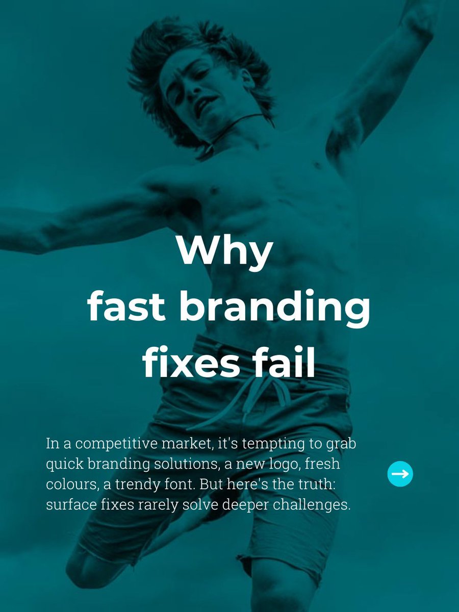 Kandidesign's tweet photo. In a competitive market, it's tempting to grab quick branding solutions; a new logo, fresh colours, a trendy font. But here's the truth: surface fixes rarely solve deeper challenges.

#BrandStrategy #BrandingTips #BrandIdentity #StrategyFirst #BrandDevelopment https://t.co/2WrJIxrQAh