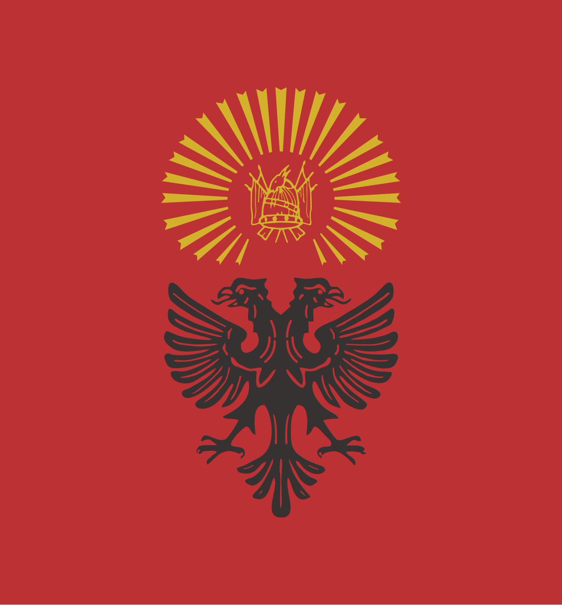 ShefqetFejzo11's tweet photo. The Presidential Flag of Albania, 1925-1928.🇦🇱 https://t.co/TCpwFAXzgm