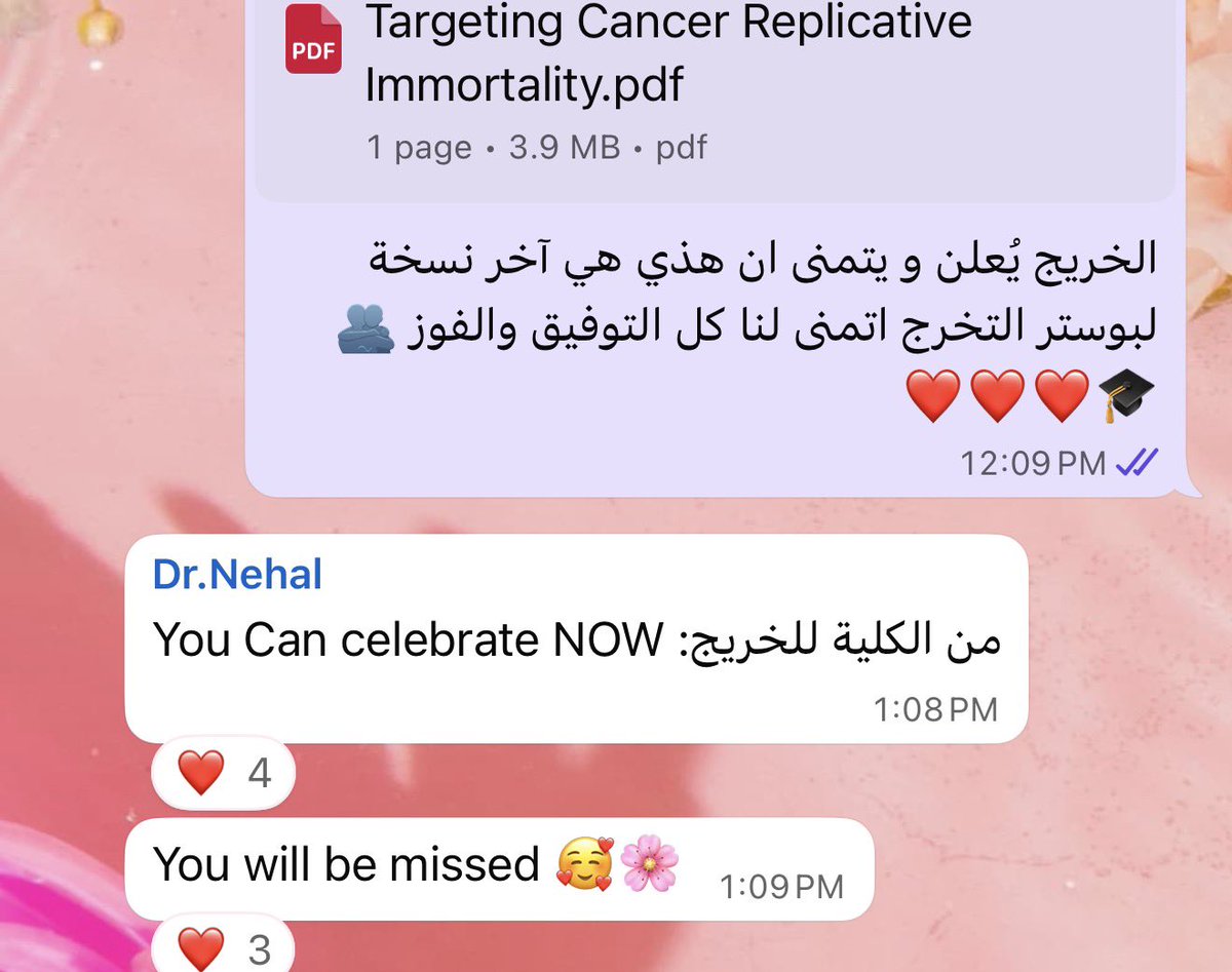 Alifeb45's tweet photo. الحمدلله يوم سعيد يُثبت للمره المليون ان النهايات اسعد، سنه كامله نشتغل على البحث واكثر من ٣ شهور تصميم البوستر ومليون تعديل…

فززززنا بالمركز الوحيد لأفضل تصميم من بين ٢٠ قروب so proud 🥹🎓💕💕💕💕 https://t.co/aqat6V8RUg