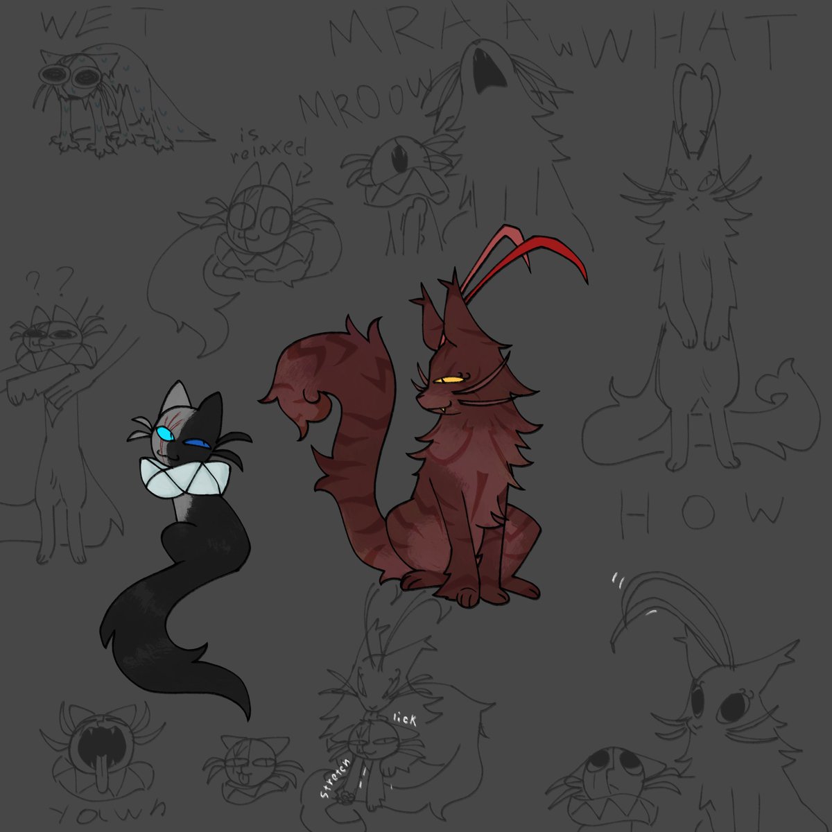 _Mistah_Crinj_'s tweet photo. Behold. Gatos

_________________________________
#BurningMilk #ShadowSpice #BurningShadow #SpicyDrama https://t.co/mbwx0EUogN