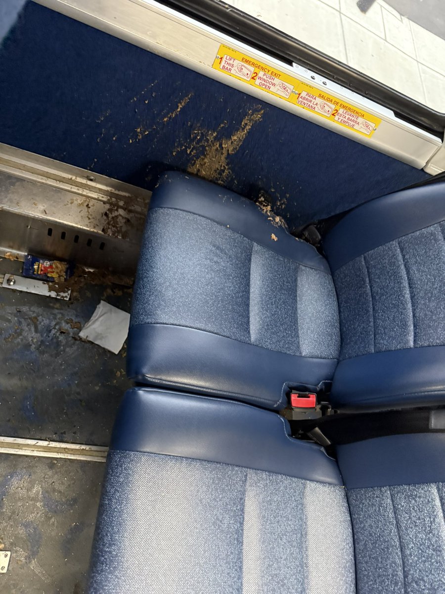 nikki_aldente's tweet photo. This is what riders are paying for @GovSherrillNJ @NJTransit_CA @NJTRANSIT during rush hour. I wonder how long this was left like this and PAYING riders had to deal wit this @News12NJ #njtransit #njtranshit https://t.co/X73gSnhdAH