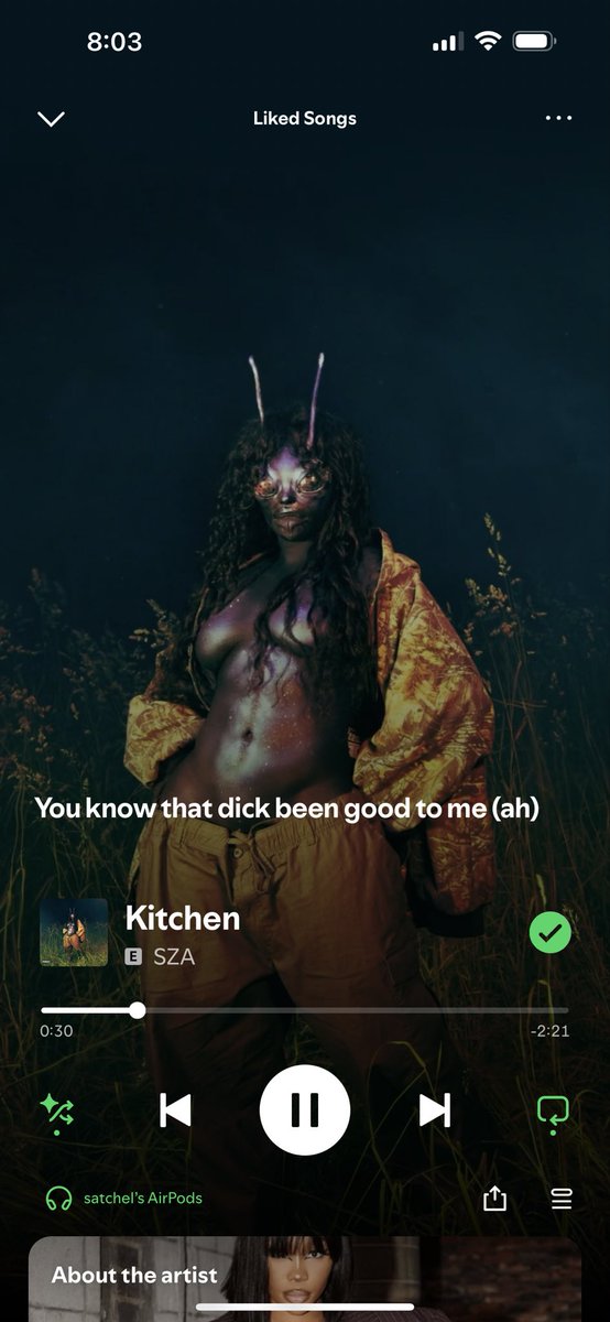 satchelllll's tweet photo. Has anyone ever addressed the low key deafening squeak around the :29 mark of this song? tf is that https://t.co/HK5PhsOJzU