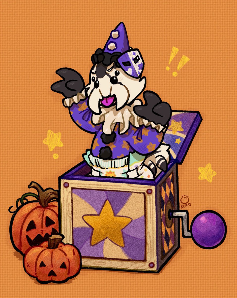 PoofySpider's tweet photo. (NOT AT ALL ABDL ART IS NSFW OR ADULT) 
Spooder's ABDL account! warning if you are afraid of clowns or spiders 🕷️🤡
This account will be largely unsexual. more just a place for me to be cute and happy.
i collect toys, make costumes, make digital art sometimes.
Arts by Artisans https://t.co/p6rYCcvNpf