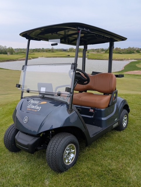 harrisgolfcars's tweet photo. Player experience just reached a new level with comfort and the latest technology at Prairie Landing Golf Club in West Chicago, IL after Harris Golf Cars delivered their stunning new fleet of 2026 Yamaha Drive 2 Electric Golf Cars featuring YamaTrack GPS. https://t.co/jUqvbCBSNY