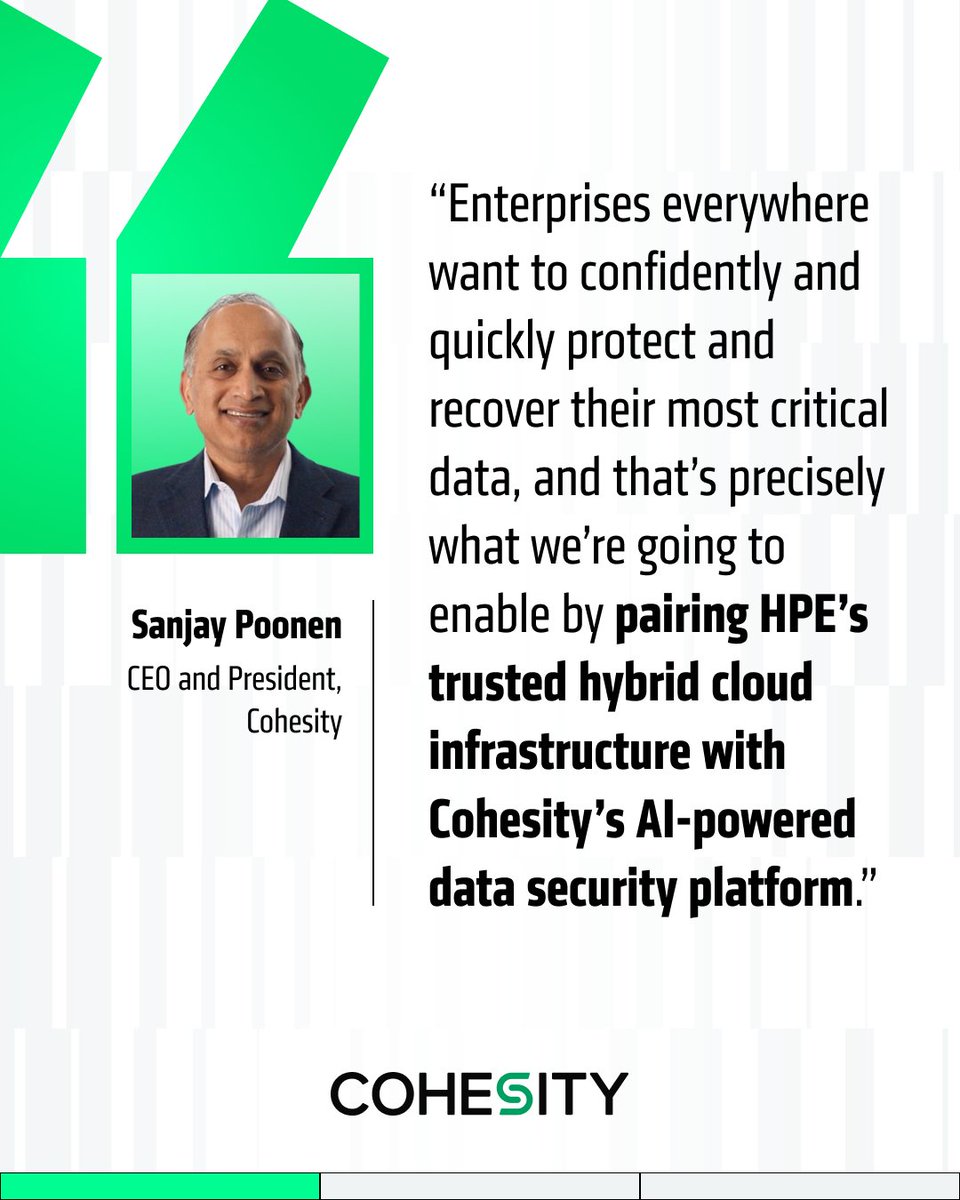 Cohesity tweet media