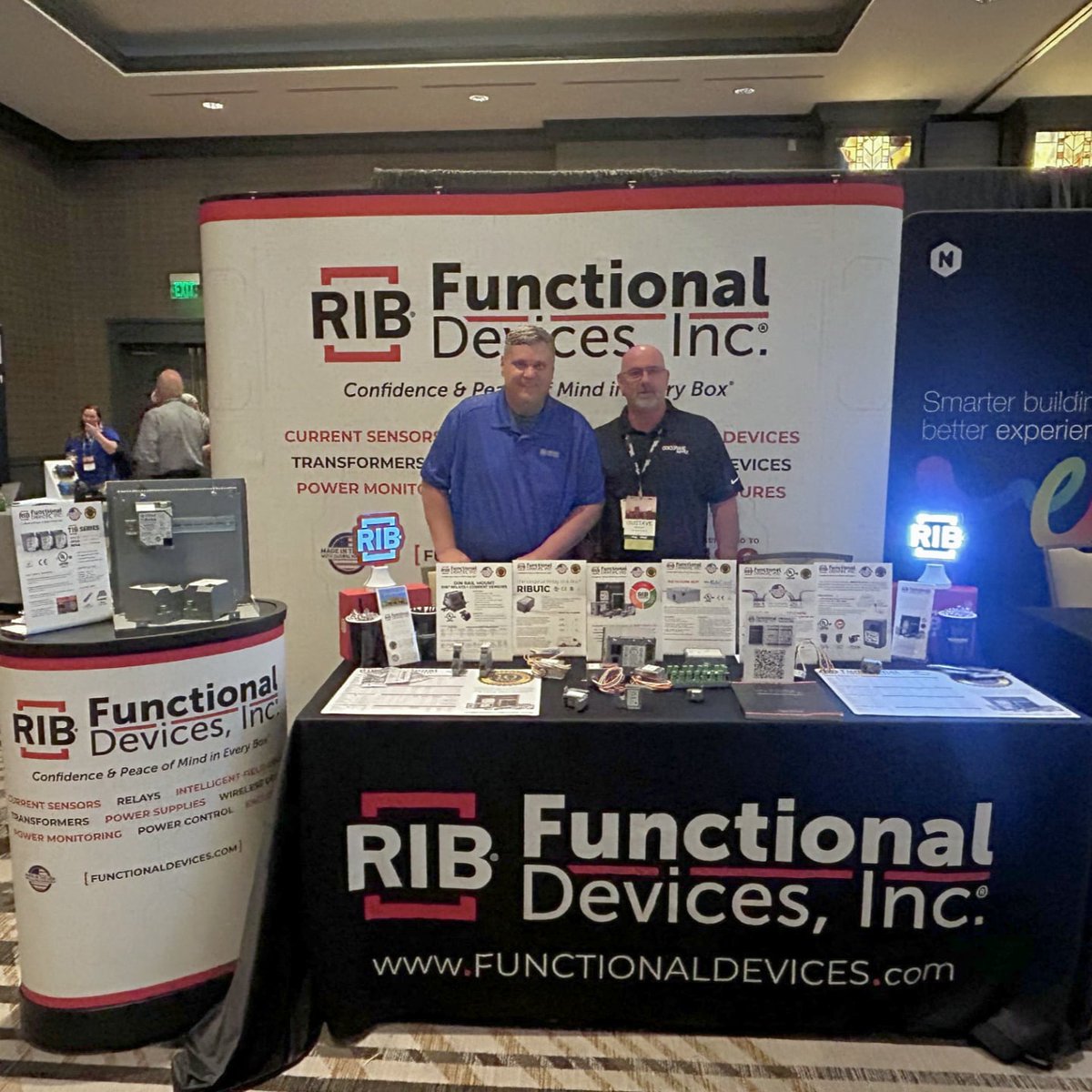 FunctionalDvces's tweet photo. We’re at Controls Con 2026! 🏢🌲

Nick and Angie are in Broomfield for a few days of networking, learning, and all things controls. Stop by and say hi if you’re there!

📅 May 13-15, 2026 | 📍 Broomfield, CO

#ControlsCon2026 #TheGreatIndoors #BuildingAutomation #HVAC #BAS https://t.co/SFCSfyixml