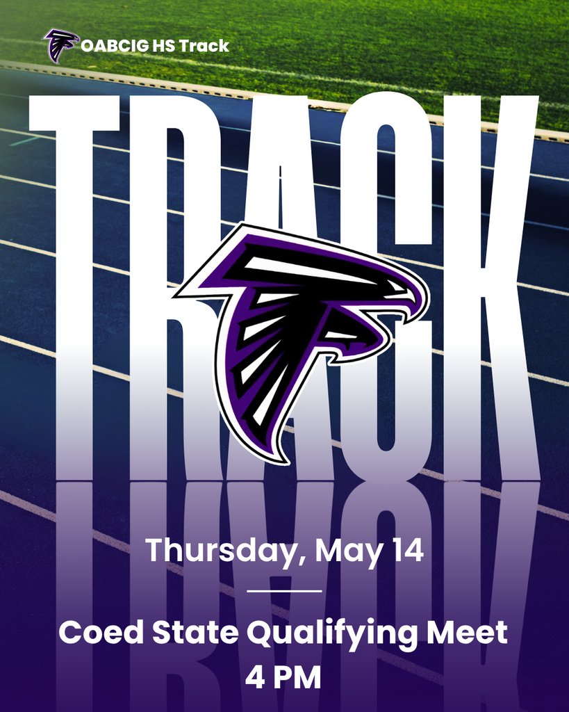 OABCIG's tweet photo. 🏃‍♂️🏃‍♀️ Our Falcons are headed to Sioux Rapids for the Coed State Qualifying Meet!

Good luck to all of our athletes as they compete for a chance to advance to state! Let’s go Falcons! https://t.co/suMTgwCqa3