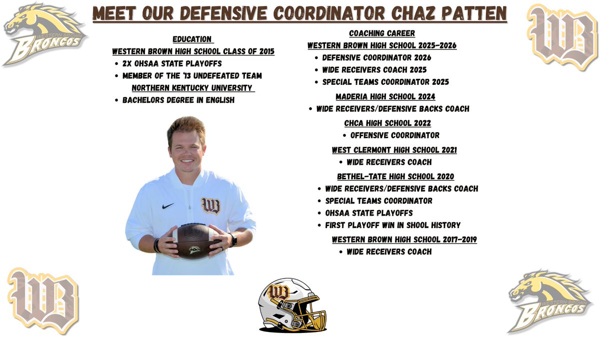 Western Brown Football tweet media