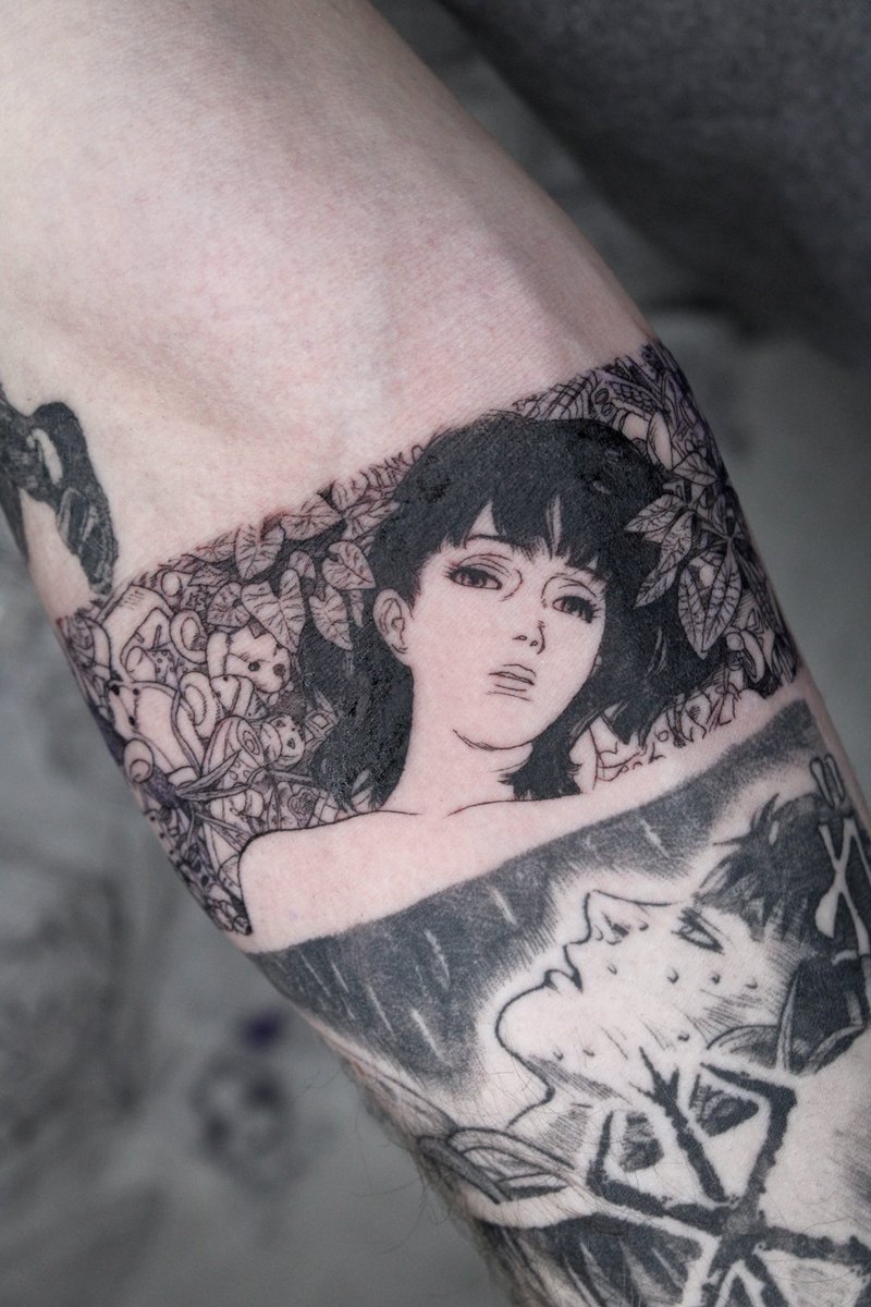 Kirisuro1's tweet photo. Hab Perfect Blue tätowiert. So ein banger https://t.co/x4OJxoHgAp