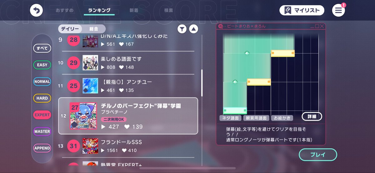 prapechino's tweet photo. ！？！？
まさかのデイリーランキングに入っててビックリした https://t.co/JNWfTHPlcA