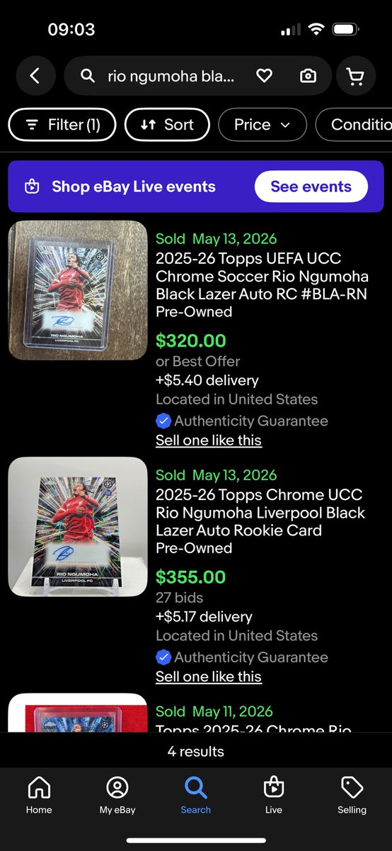 dalesiov17's tweet photo. Rio black lazer auto prices have been going up!? I listed mine over the weekend at $250 and will honor that price for anyone who takes by 10am eastern today. https://t.co/ZiFWjpIUSp