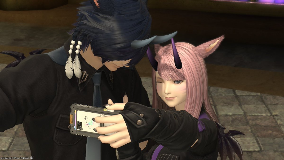 nyamsanda's tweet photo. Newお揃い❤︎
#FF14SS https://t.co/mP01Hrj7HG