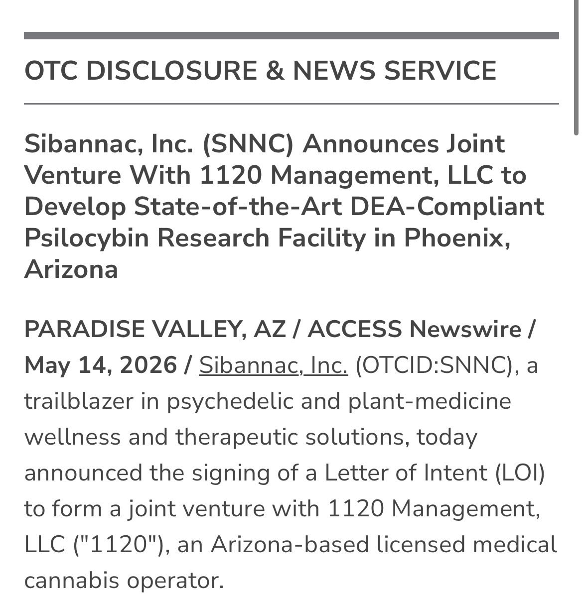 StockStar319's tweet photo. Huge news this morning for $SNNC JV  with a tiny float this one can really go 
30,000 sq ft facility!

https://t.co/dxG6c4IuYG https://t.co/dy7wfOUOTi