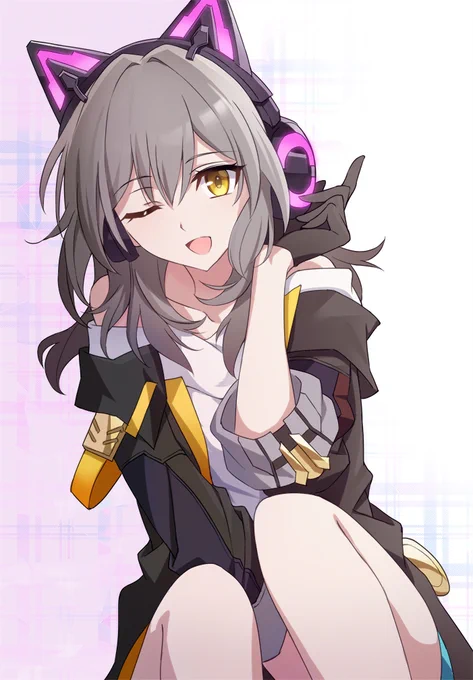 ネオン猫耳ヘッドホン星ちゃんすき #崩壊スターレイル