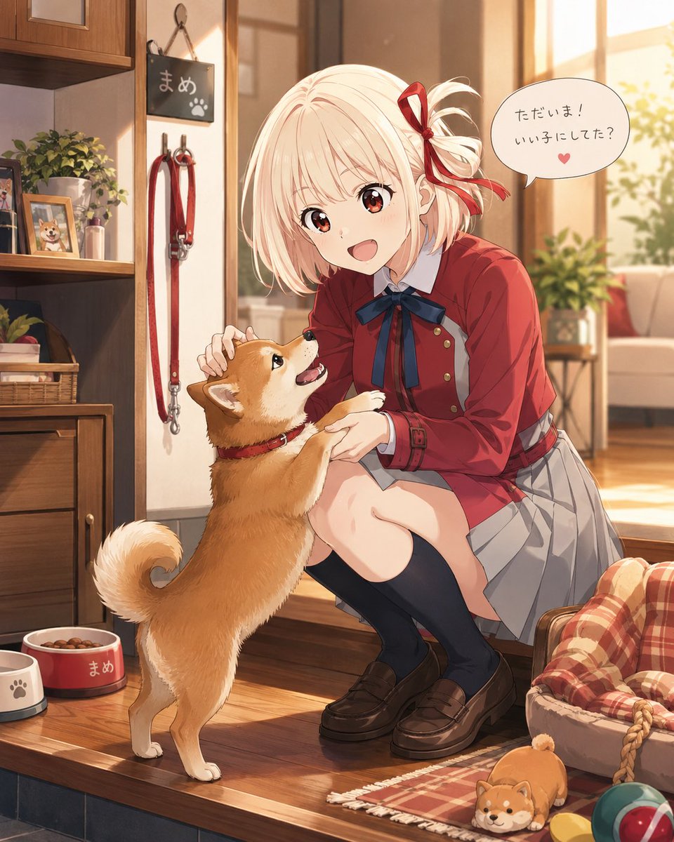 dan_go_AI's tweet photo. キャラクターがどんなペットを飼っていそうか推測し、日常を描くプロンプトを作ってみた。
プロンプトはリプ欄

#AIart️️️️️️️️️️️️️️️️️️️️️️️️️️️️️️️️️️️️️️️️️️️️️️️️️️️ #AIイラスト https://t.co/9PVd3tbu2b