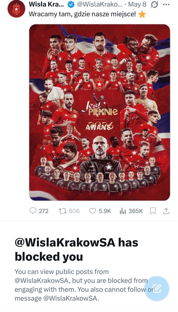 Wisła Fan tweet media
