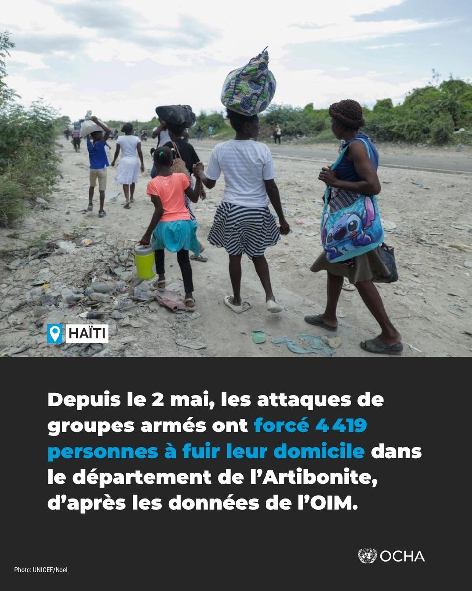 OCHAHaiti's tweet photo. La crise humanitaire s’intensifie dans l’Artibonite. Malgré l’insécurité, les humanitaires restent mobilisés pour apporter une assistance vitale, là où cela est possible. OCHA renforce la coordination en rencontrant les acteurs clés pour adapter la réponse. https://t.co/WPQJvOshEl