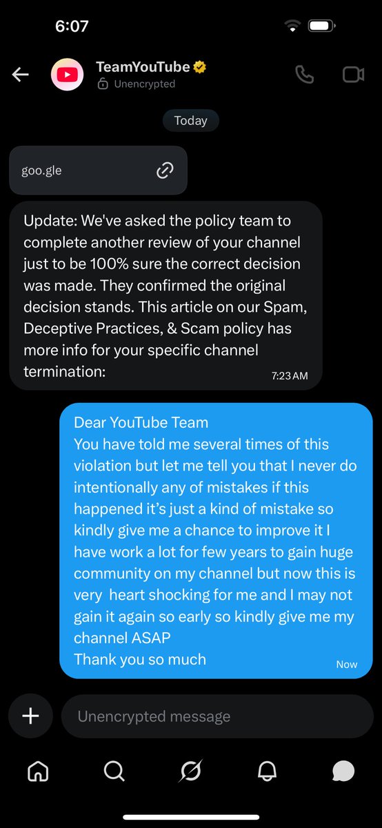 saifisixty60's tweet photo. Dear @TeamYouTube @YouTube https://t.co/9jpshVv8en