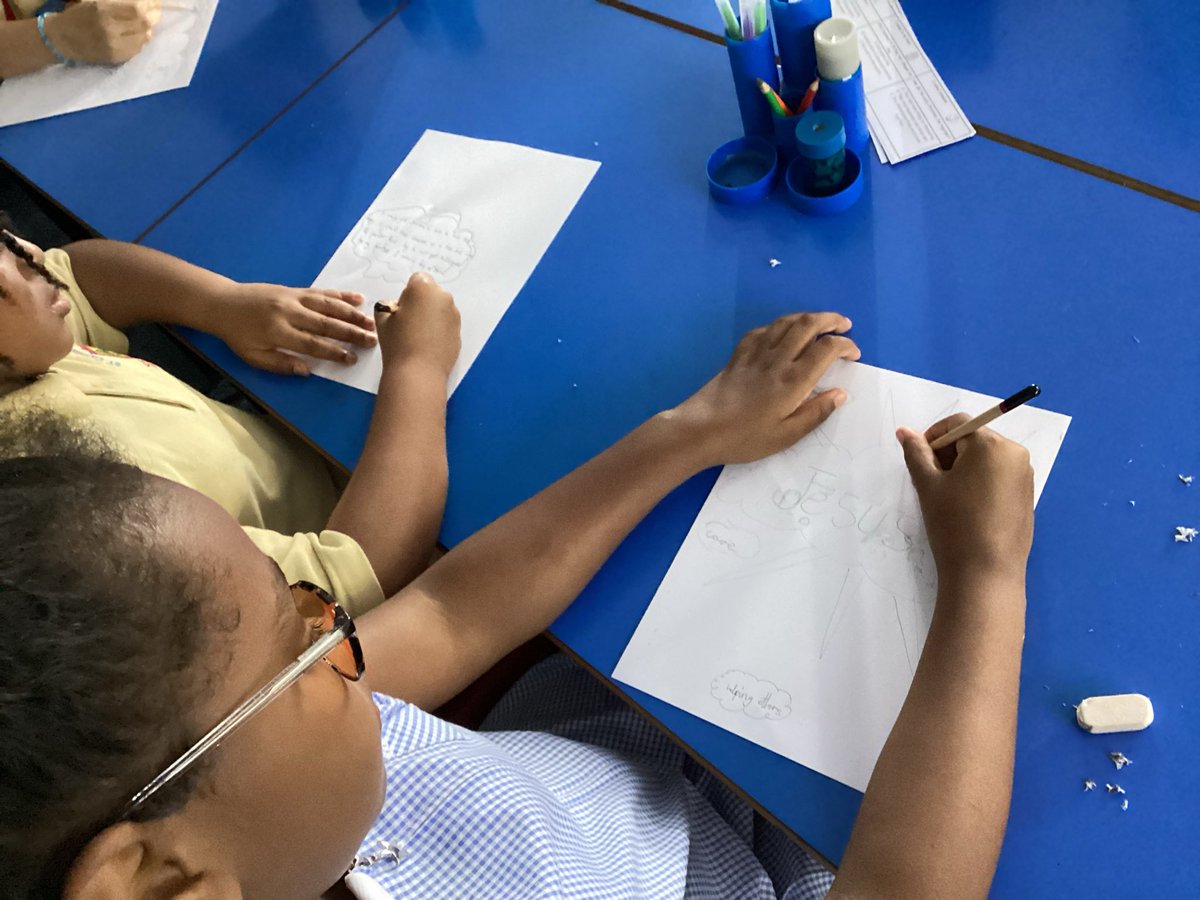StCathRC's tweet photo. Y5 took some peaceful time today to celebrate the Solemnity of the Ascension of Jesus. We prayed, we reflected and discussed how we can live as authentic witnesses like Jesus. ❤️ 🙏 #CatholicLifeStCathRC https://t.co/xFlrbkrSQx