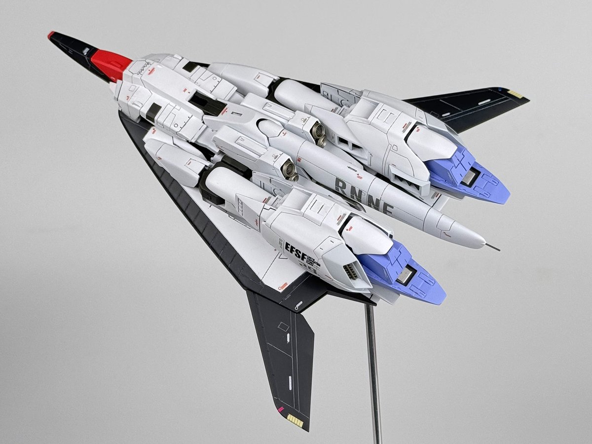 KuWa0511's tweet photo. 1/144 ゼータプラス type C4 WRモード、無事完成しました！

#zplus
#ガンダムセンチネル
#frameoutmodeling
#第35回モデラーズクラブ合同作品展 https://t.co/ALcWDQ7CAw