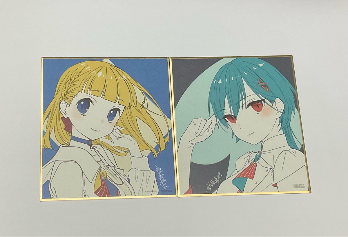 [超希少！！！] おとぎのまちのれな 直筆サイン、イラスト色紙　はっとりみつる 第一弾特典の色紙が本日で終わりなので観れるだけ観てきた🎬 出たのは