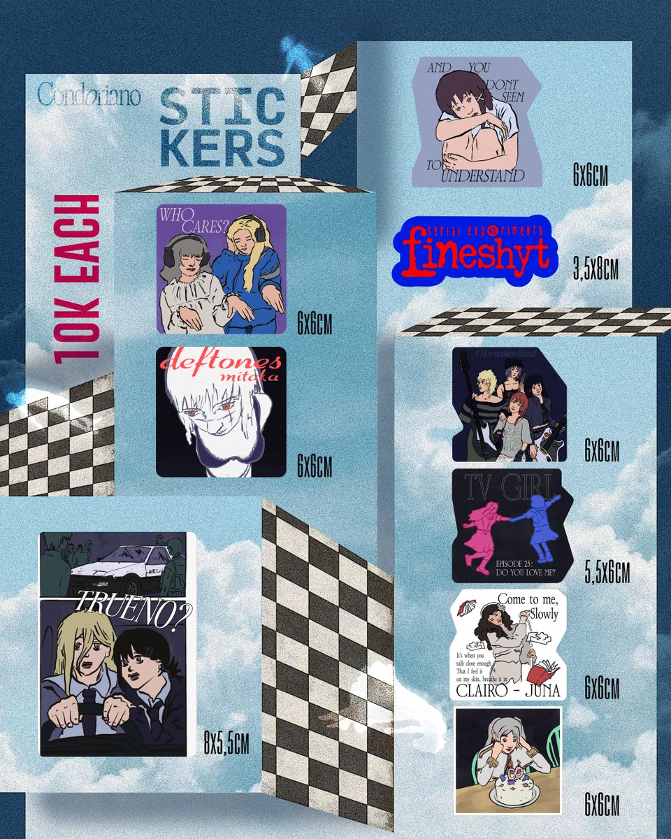 inoirtera's tweet photo. [��🙏💛]
Inoirtera x Condoriano CF22 OTS Catalogue! 

Fandom: oyasumi punpun, resident evil, evangelion, chainsawman, experiment lain

📌 Tomat Kotak -N07
🗓 Both days! 

#comifuro22 #cf22 #cf22catalogue
(1/2) https://t.co/nBkiSxdBF6