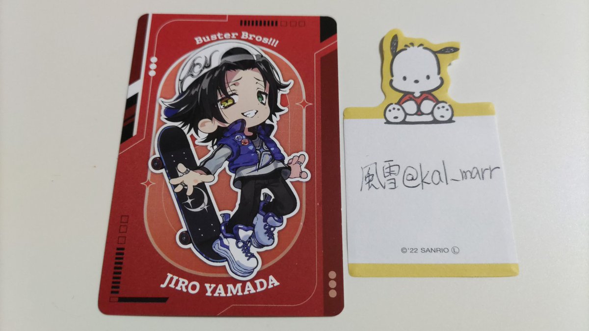 kal_marr's tweet photo. 【交換】
ヒプマイ
ラフォーレ原宿
イラストカード  特典
譲…二郎
求…寂雷
都内手渡し、郵送 https://t.co/ltQrAa5vWP