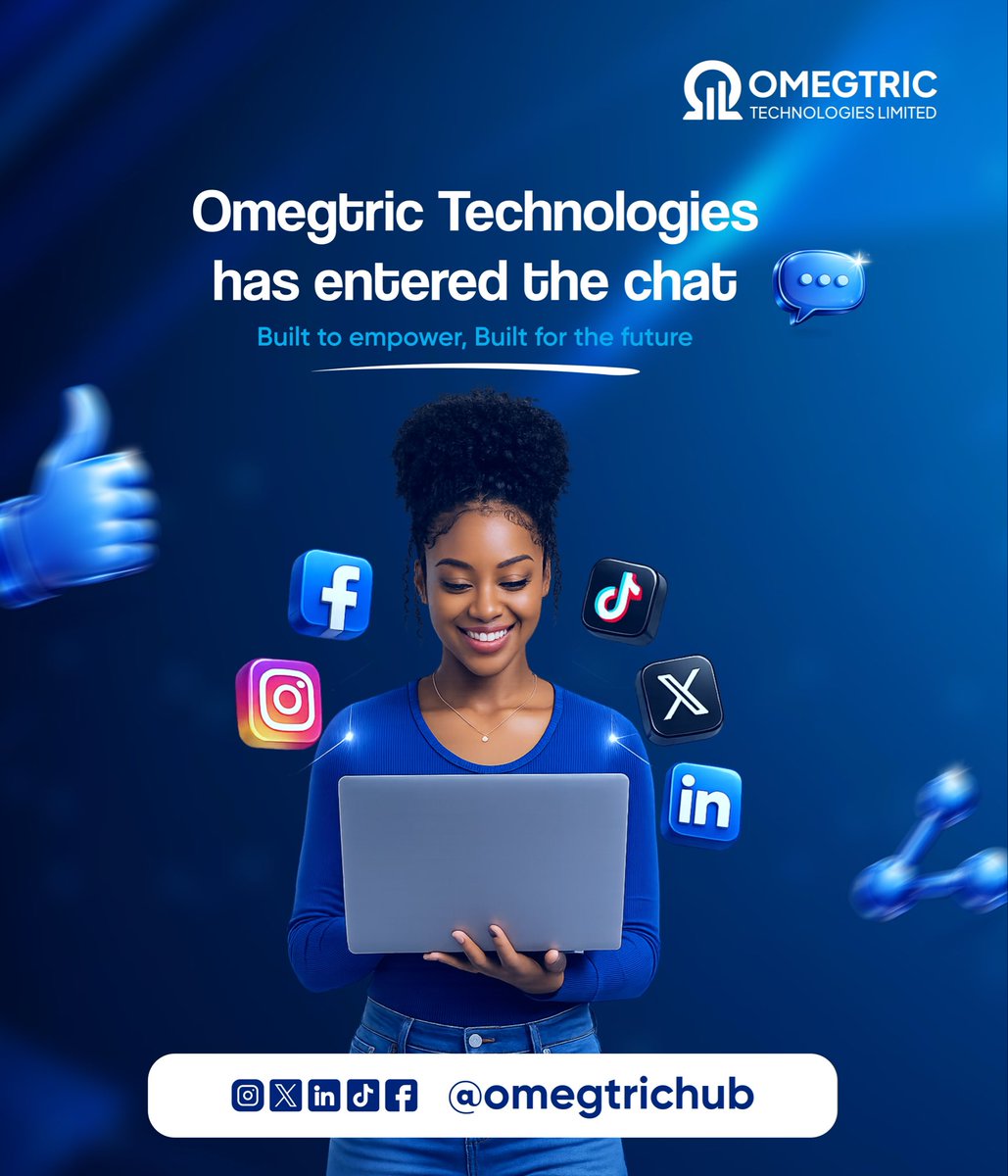 OmegtricHub's tweet photo. Omegtric Technologies is officially here — and we're building the tools that change how Nigeria learns, grows and thrives.

From smarter results management to real-world skills training, we're not just tech people.

Follow @omegtrichub — this is day one. https://t.co/JbFMu3TJFE