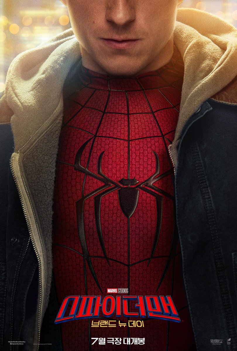 2D_YUNG's tweet photo. 톰 홀랜드 주연 <스파이더맨: 브랜드 뉴 데이> 국내 스페셜 후디 포스터 #SpiderManBrandNewDay

<샹치> 데스틴 다니엘 크리튼 감독

2026년 7월 국내 개봉 https://t.co/x1l2iZvLhT