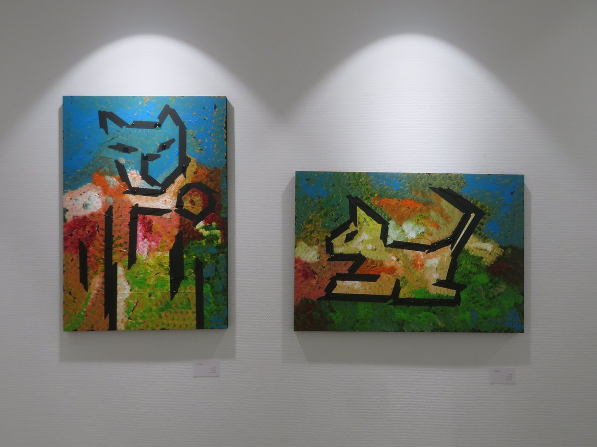 kobukitakafumi's tweet photo. 【取材報告　5/14　大阪市】　BE= Lab &amp; Gallery　「池宮 浩登 個展　美しく淡々と」　5/13(水)～5/24(日)　13:00～19:00、最終日～18:00　月火休　無料　絵画　https://t.co/C3ly3aDTF8 https://t.co/jHbybeeHsy