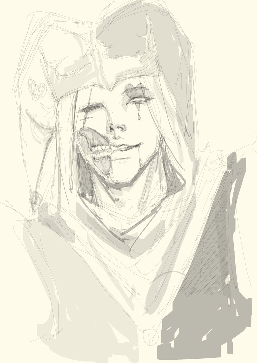LemonNyom42147's tweet photo. Jestyn's sketch on notes because I'm bored...
I'm too lazy to fix his nose but I hope I got the broken mask right... Mask? His face? Idk...
#VisualNovel
#artㅤㅤㅤㅤ
#kingdomofmarrionettes
#visualnovelgames
#drawingsㅤㅤ https://t.co/5W8vI0Zq0R