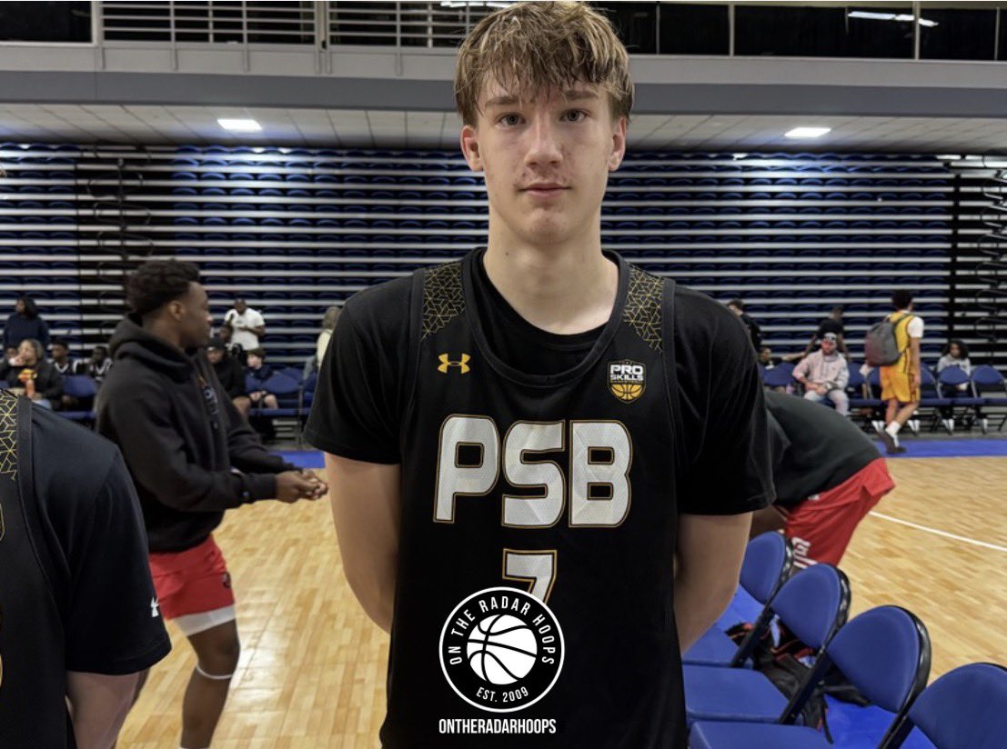 TriHoopsNet's tweet photo. Heath Johnson | 6’8 2027 | PSB Barnes

Rim-running big with real presence. Johnson protects the rim, finishes inside, and keeps getting more assertive.

Read full article down below 👇 
https://t.co/XHzbYLbpSj https://t.co/tFnxeem3kh
