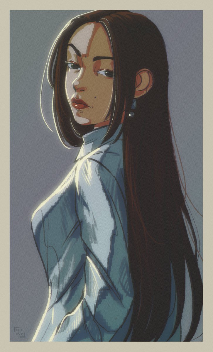 __IDKY__'s tweet photo. A drawing of Dr.Lea with her hair down I drew some weeks ago. 
#Votv https://t.co/WH8jFy6GVC