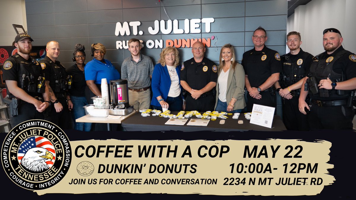Coffee, conversation, and community. Join us for Coffee with a Cop on ...