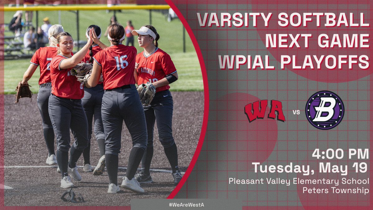 WestASports's tweet photo. https://t.co/IQNDkWVGyY

Key Features:
--Hall Of Fame Coach
--Softball moving to 2nd round playoffs
--Track &amp; Field onto WPIAL Championship https://t.co/kp9CMcoNWa