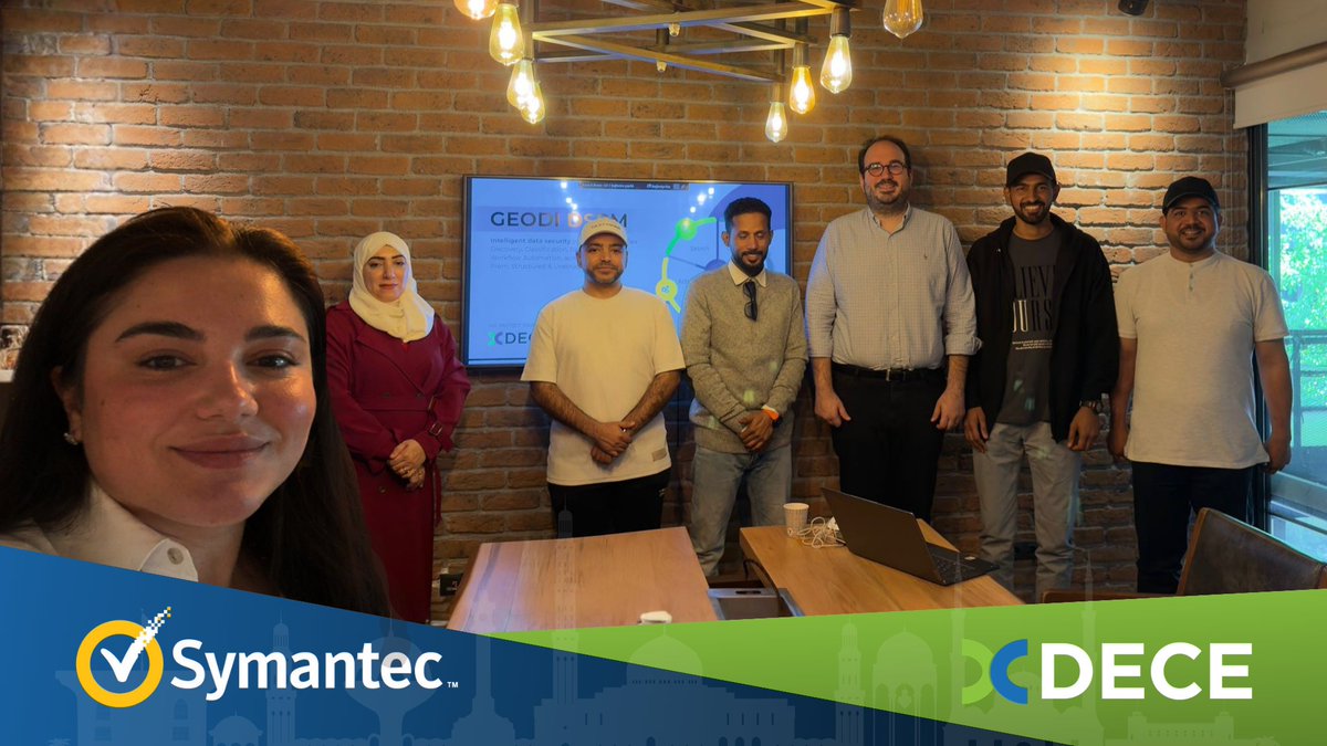 SoftwareDECE's tweet photo. 🚀🔐 We Continue to Strengthen Regional Collaborations in Data Security

Thank you to @symantec  and all participants for the valuable collaboration. We look forward to strengthening our partnership in the region.

#GEODI #DSPM #Symantec #DECESoftware #DataSecurity #Oman https://t.co/5IB7BYHf0x