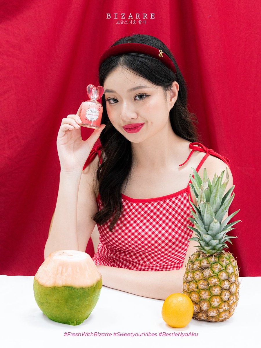 Bizarre_Perfume's tweet photo. Bizarre Sweetie Vibes Velvet Kiss💃💋

Cocok untuk Bestie yang suka wangi manis buah yang segar💗

Udah ada yang punya?🤭

#SweetYourVibes #FreshWithBizarre #BestienyaAku https://t.co/7CRubOftVr