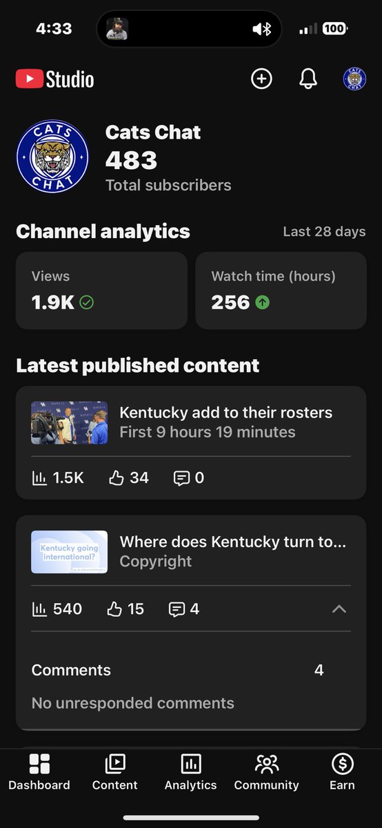 CatsChatpod's tweet photo. 17 away from reaching our goal of 500 subscribers!

Click the 🔗 ⬇️ and him the subscribe button! 

https://t.co/AhdppiCfGC https://t.co/We6LyFk6oQ