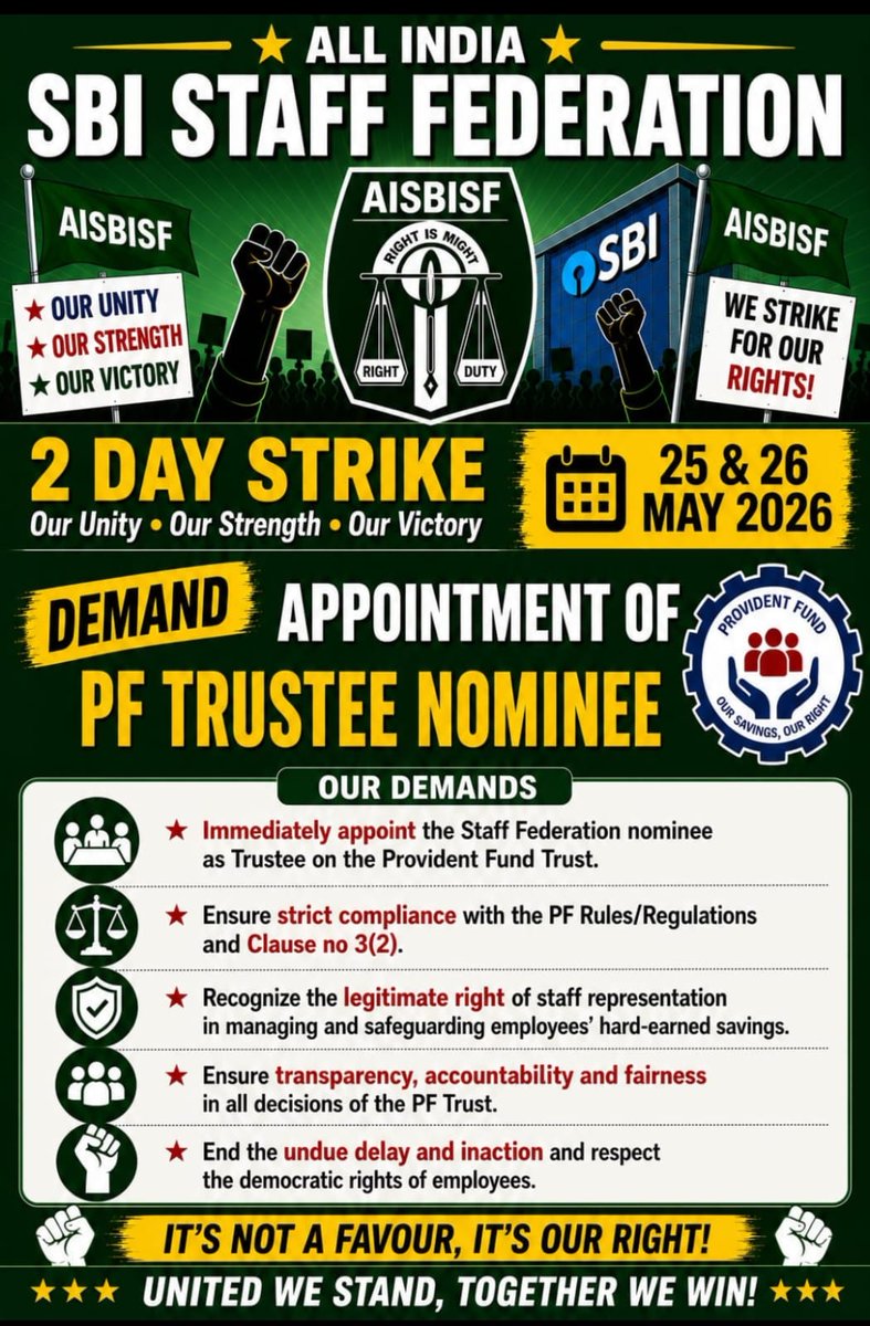 gnagesh345's tweet photo. #JusticeforSBIemployees https://t.co/eREOVLovv2