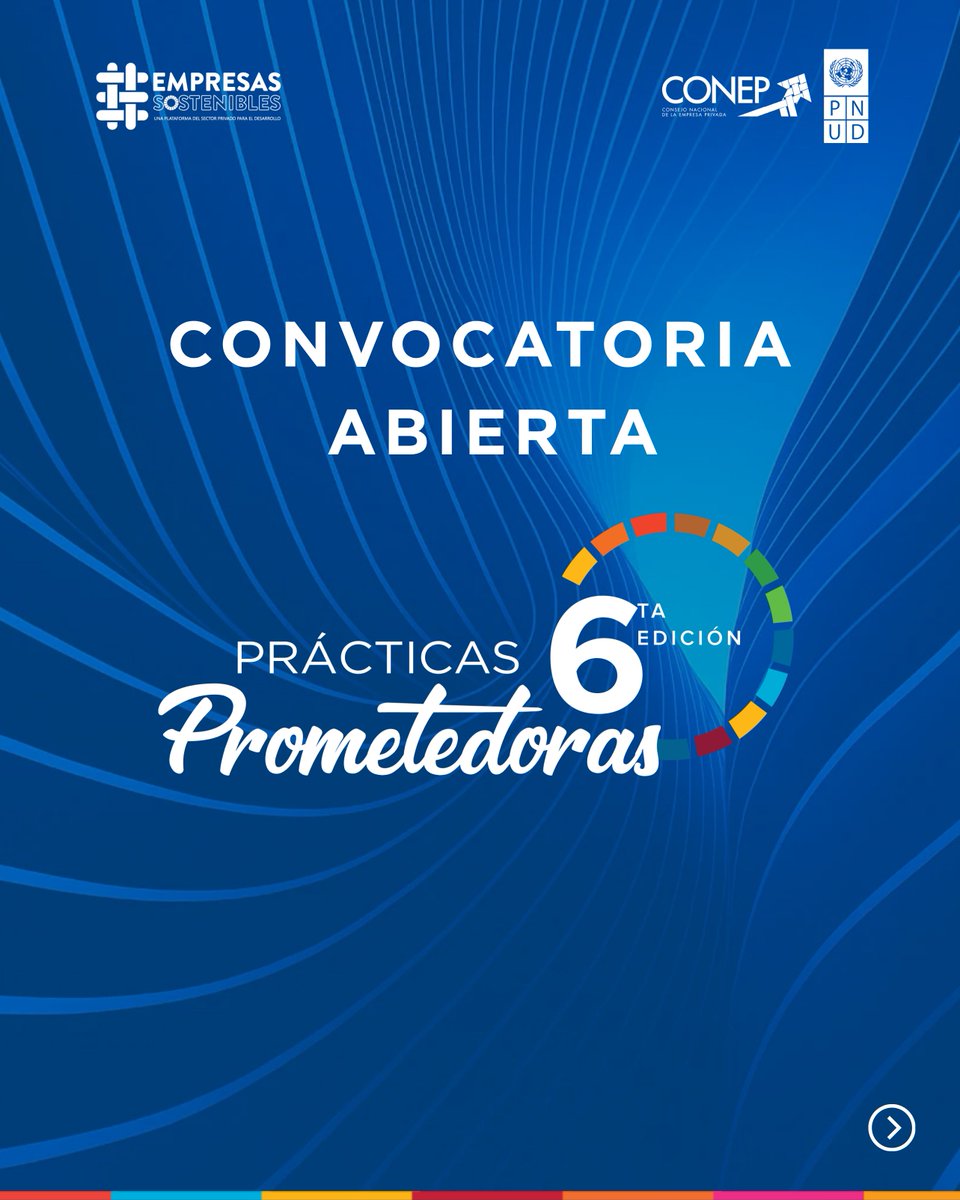 CONEP_RD's tweet photo. 📢 ¡Ya está abierta la convocatoria de la 6ta Edición de Prácticas Prometedoras!

Una iniciativa que identifica, reconoce y promueve acciones de empresas y organizaciones que impulsan el avance de la sostenibilidad en República Dominicana. https://t.co/AzUHWboR0e