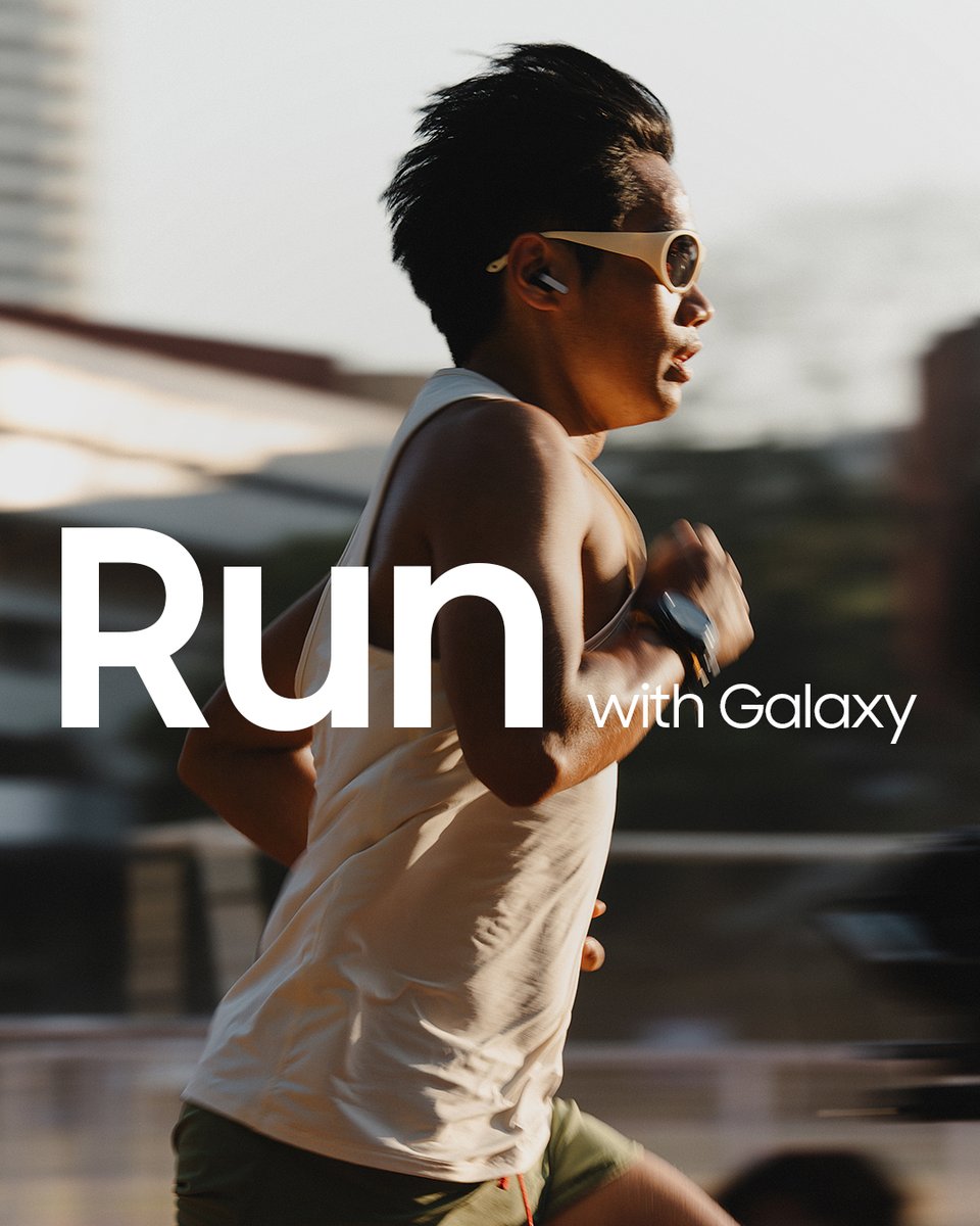 SamsungPH's tweet photo. Miguel Aldeguer Runs with Galaxy. Read how he strides with intention.
#GalaxyAI #GalaxyS26Ultra #GalaxyBuds4Pro #GalaxyWatchUltra #RunWithGalaxy https://t.co/RbwXEb0t4h