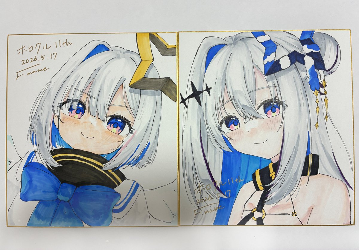 ホロクル11th 持っていく色紙です！ その1