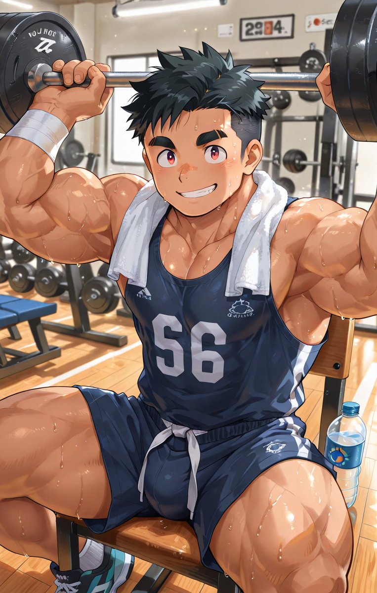 kotetsu_1st's tweet photo. かっこいいねぇ
#AIart
#筋ショタ https://t.co/hBTJHkYisB
